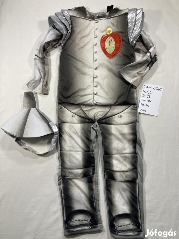 Bádogember jelmez, óz a csodák csodája jelmez G666