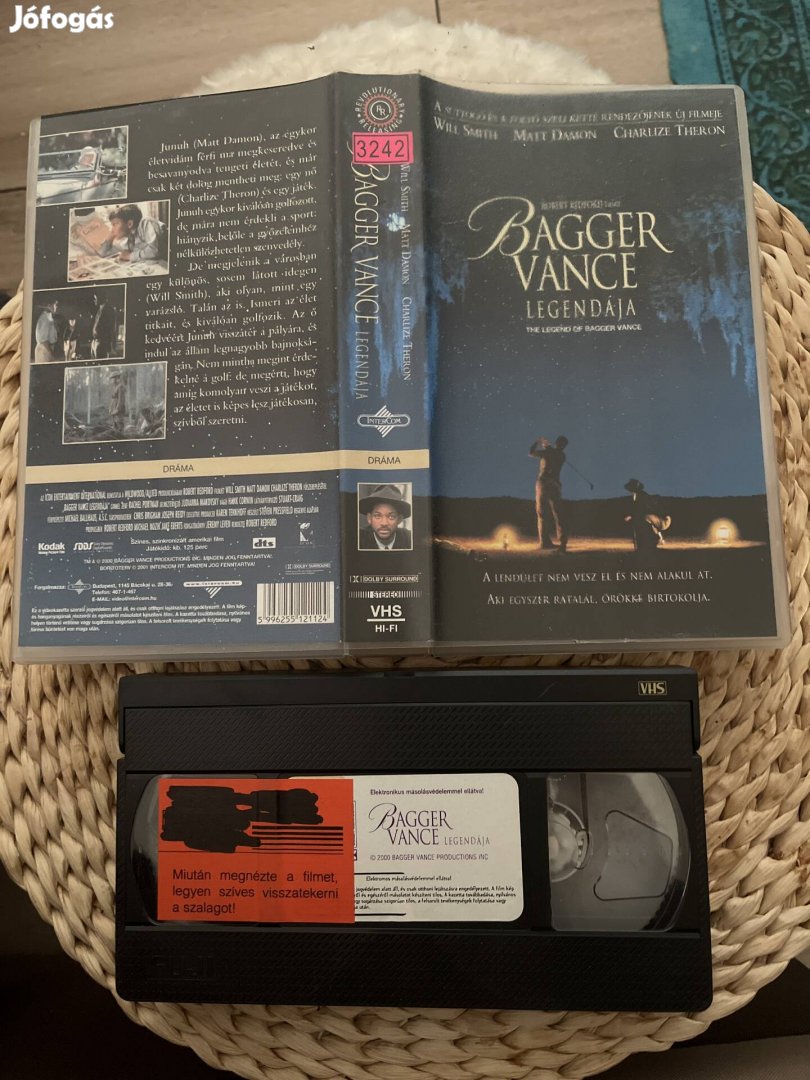 Bagger Vance vhs film