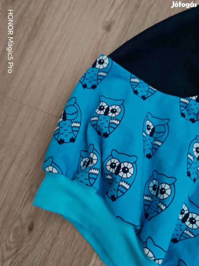 Baglyos női szoknya farmer-türkiz