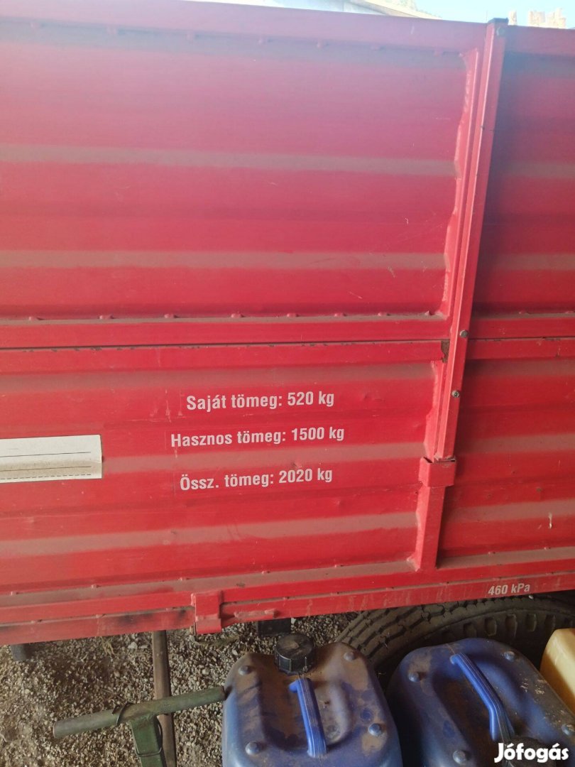 Bagodi Pótkocsi eladó