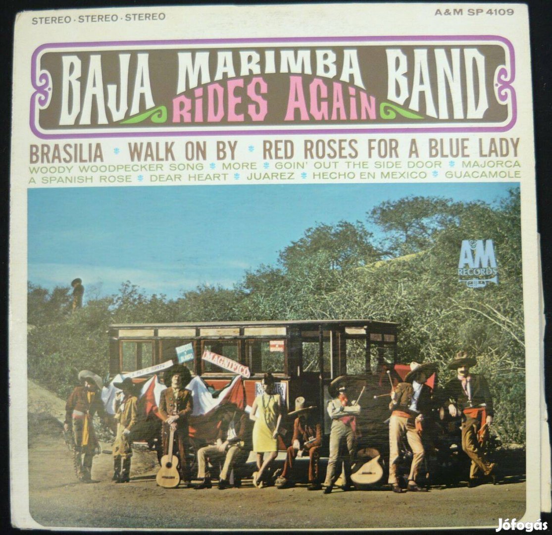 Baja Marimba Band: Rides Again (USA nyomású LP, kb. 1968)