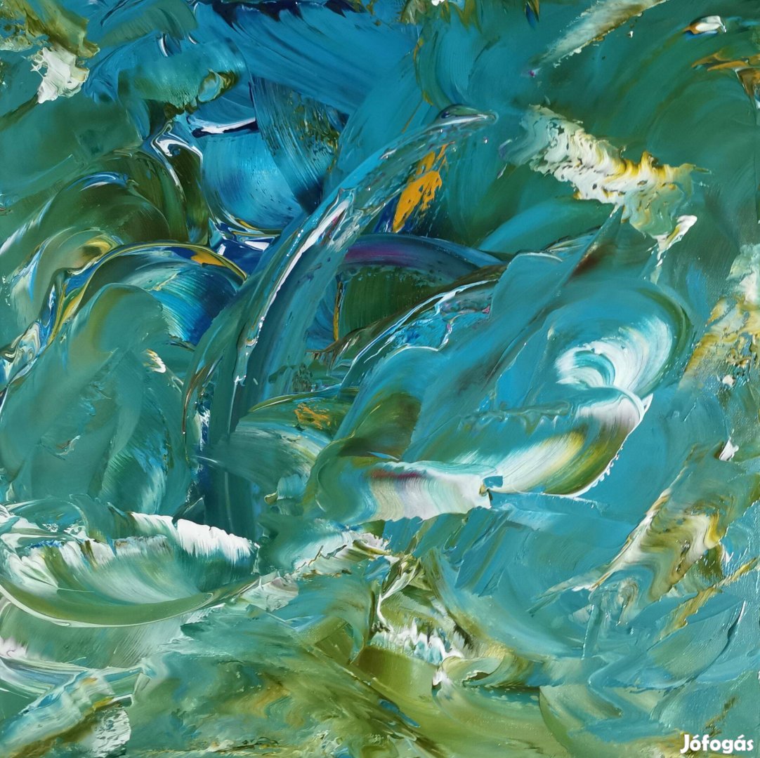 Baján Ildikó festmény 50 x 50 cm