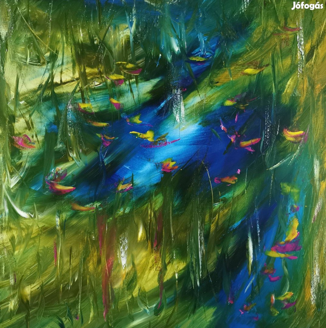 Baján Ildikó festmény 50 x 50 cm