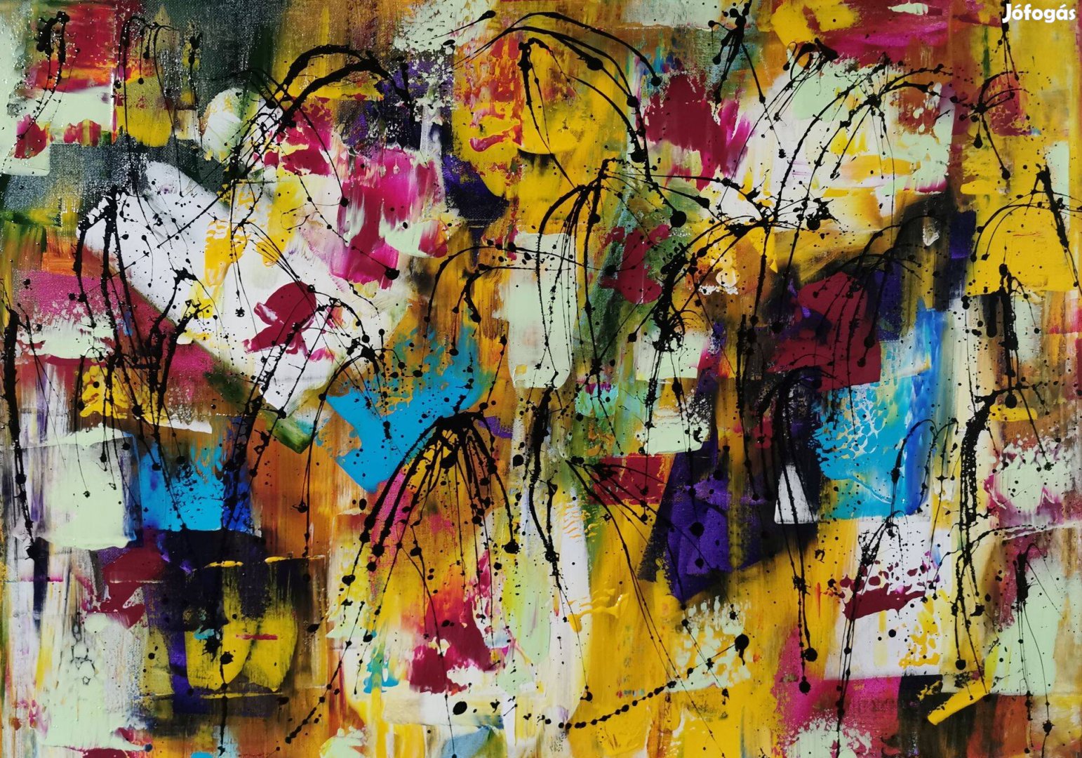 Baján Ildikó festmény 50 x 70 cm