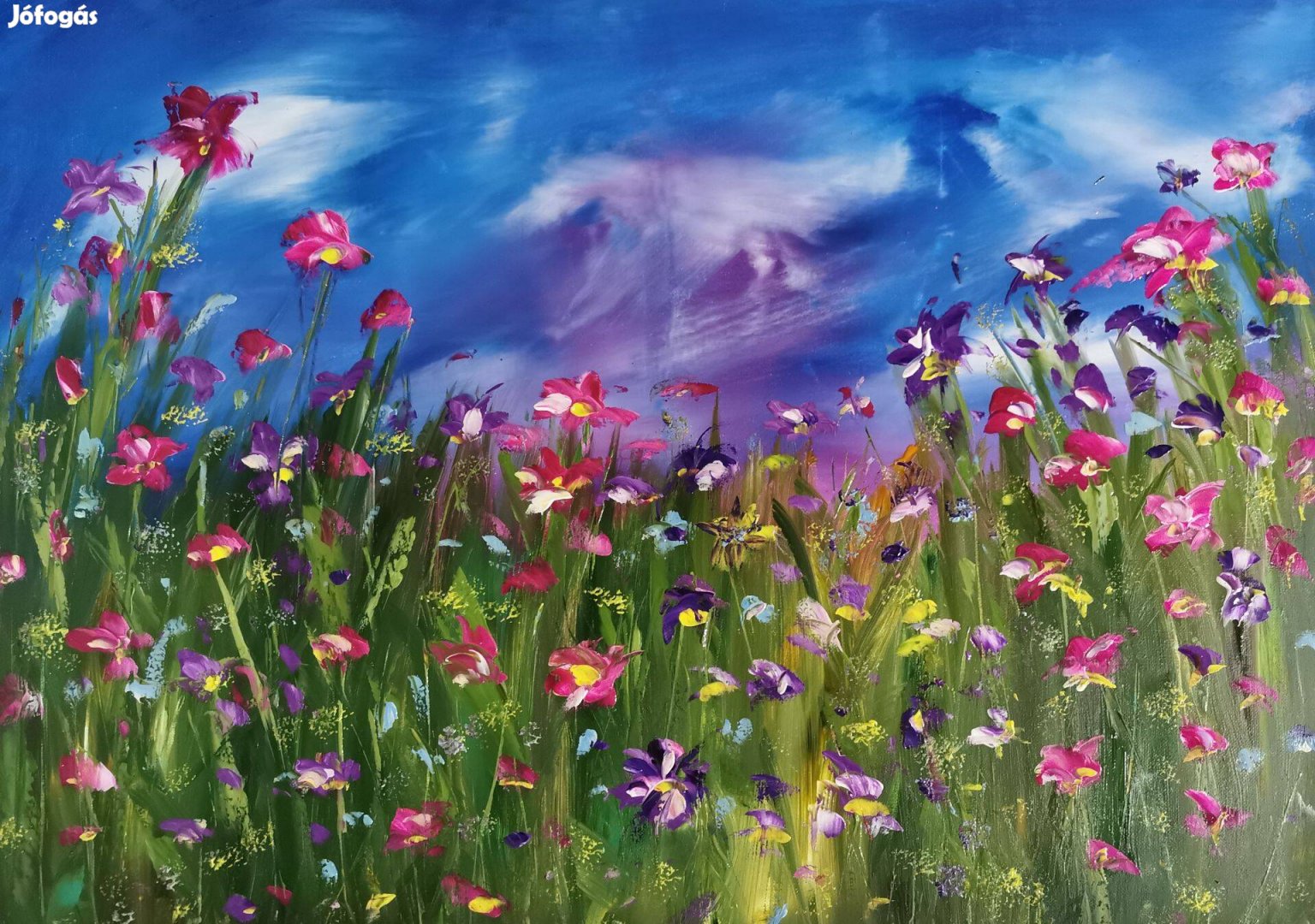 Baján Ildikó festmény 50 x 70 cm