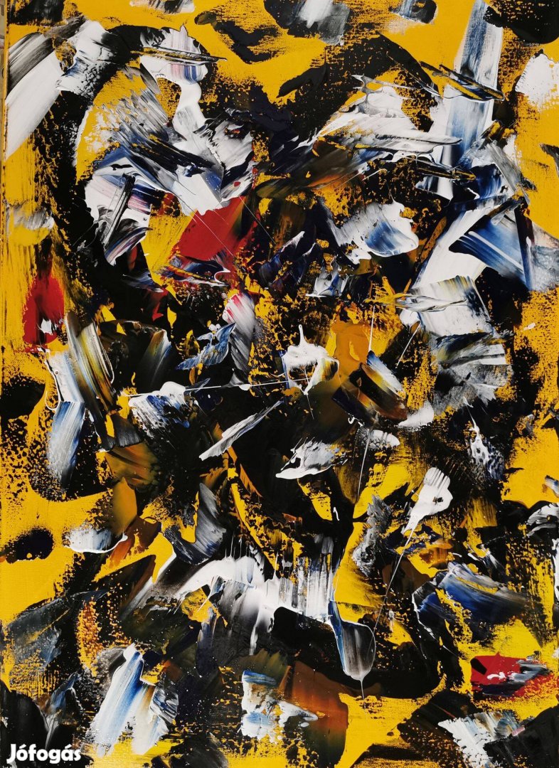 Baján Ildikó festmény 50 x 70 cm. Újratervezés