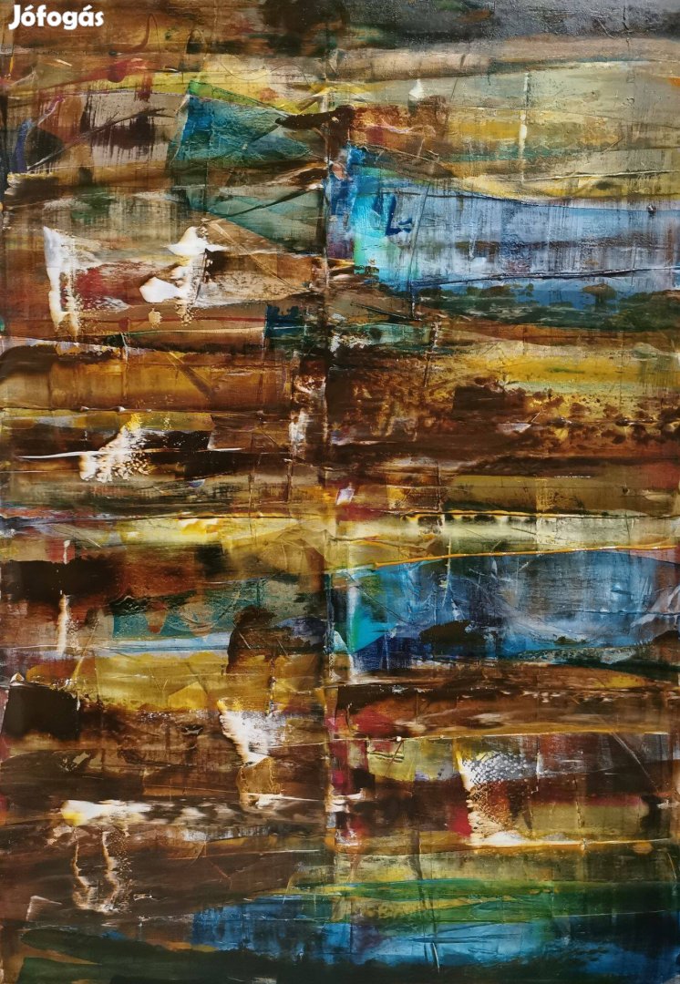 Baján Ildikó festmény 70 x 100 cm