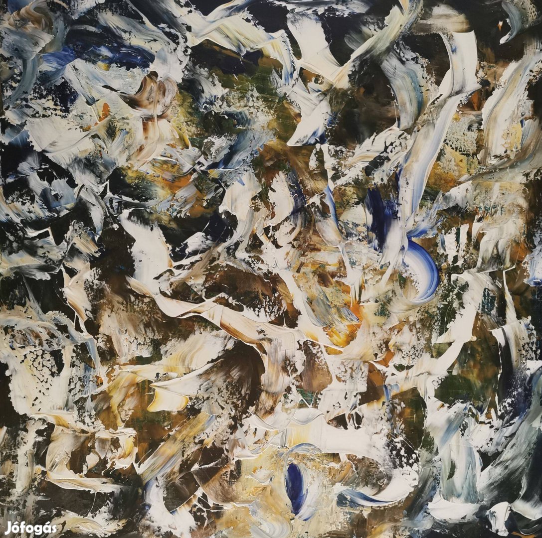 Baján Ildikó festmény 80 x 80 cm
