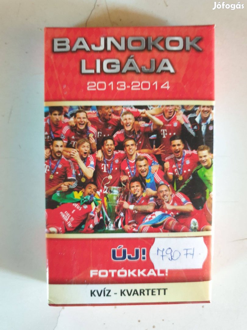 Bajnokok Ligája 2013-2014 kártyajáték / kvíz kvartett