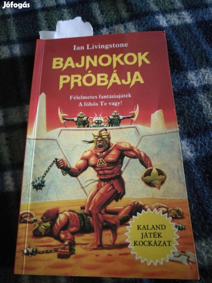 Bajnokok próbája könyv (kaland, játék,kockázat)