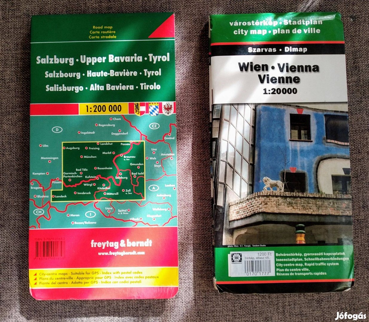 Bajorország Salzburg-Tirol Autós Térkép Megállapodás