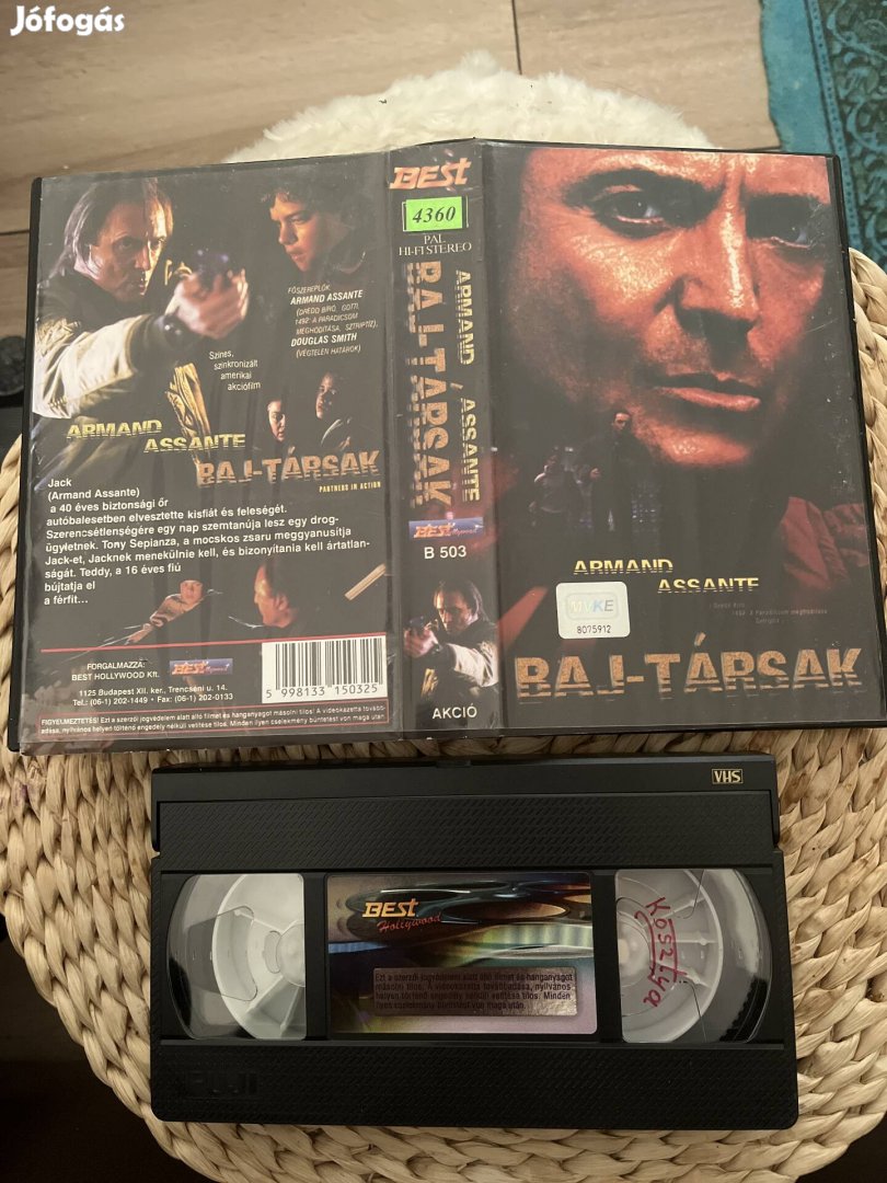 Bajtársak vhs film