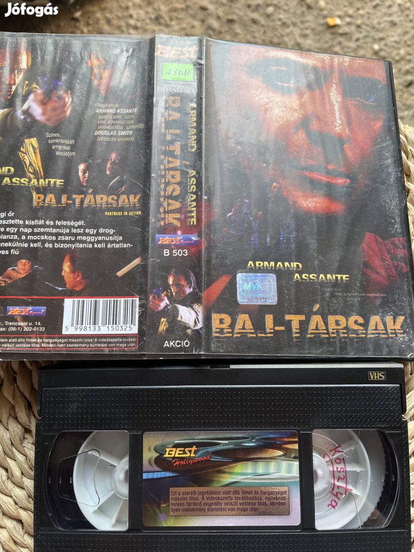 Bajtársak vhs kazetta