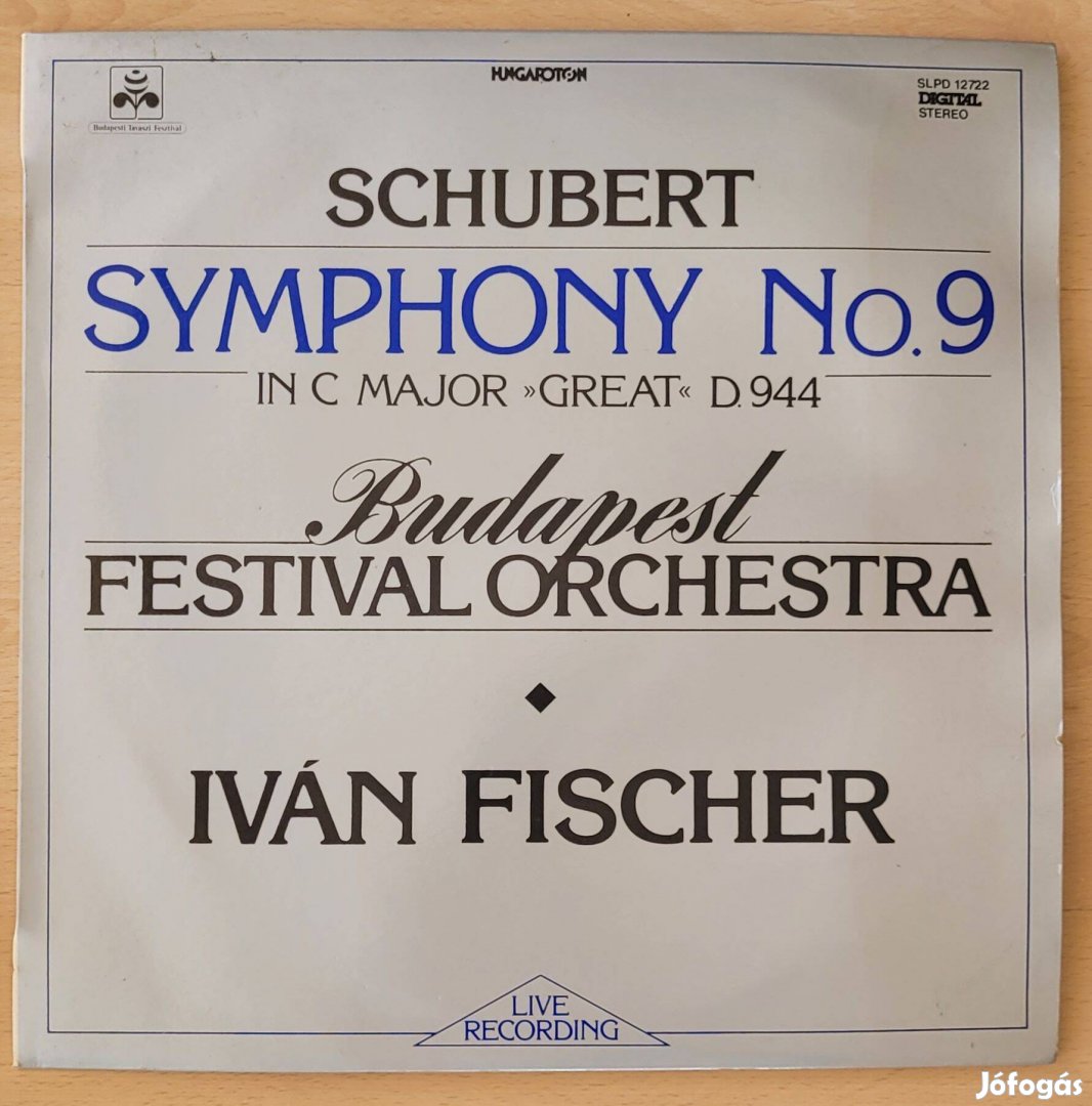 Bakelit lemez Franz Schubert - Symphony No. 9