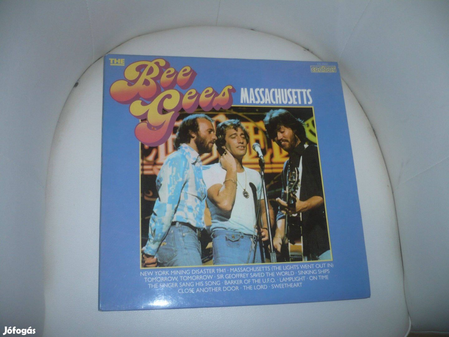 Bakelit lemez hanglemez bee gees made in england