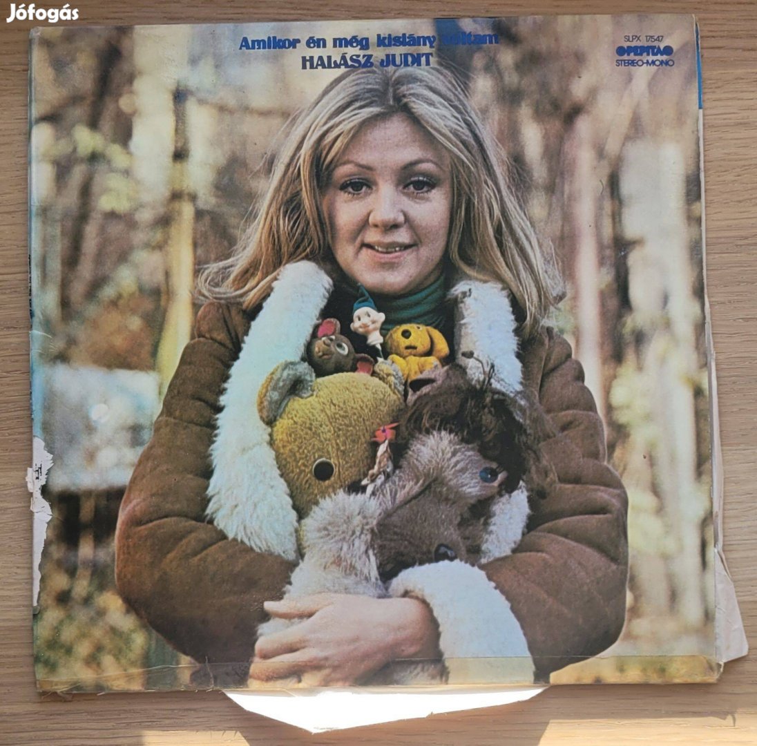 Bakelit lemez használt Halász Judit Amikor én még kislány