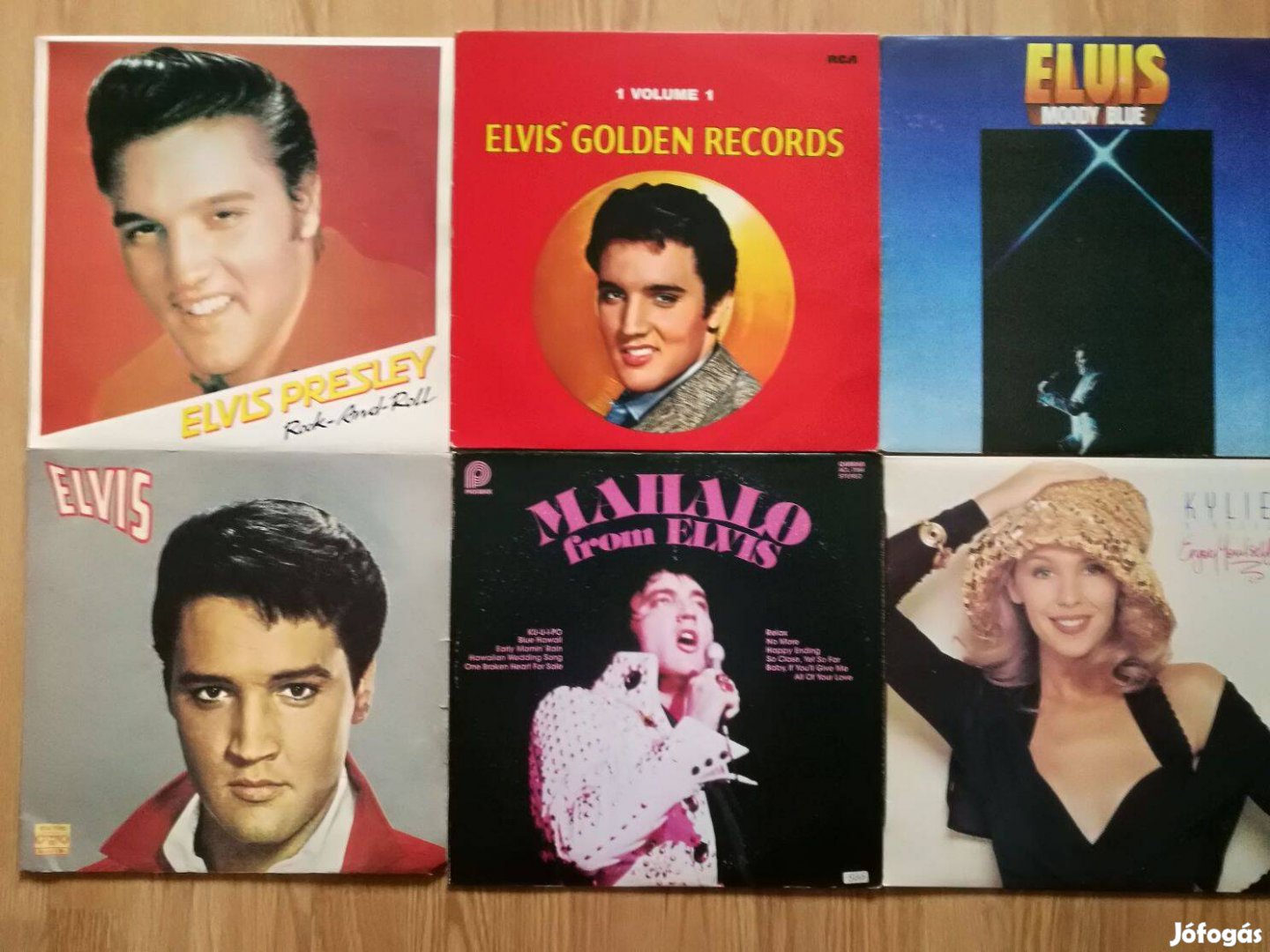 Bakelit lemezek, Elvis Presley, Lylie Minogue