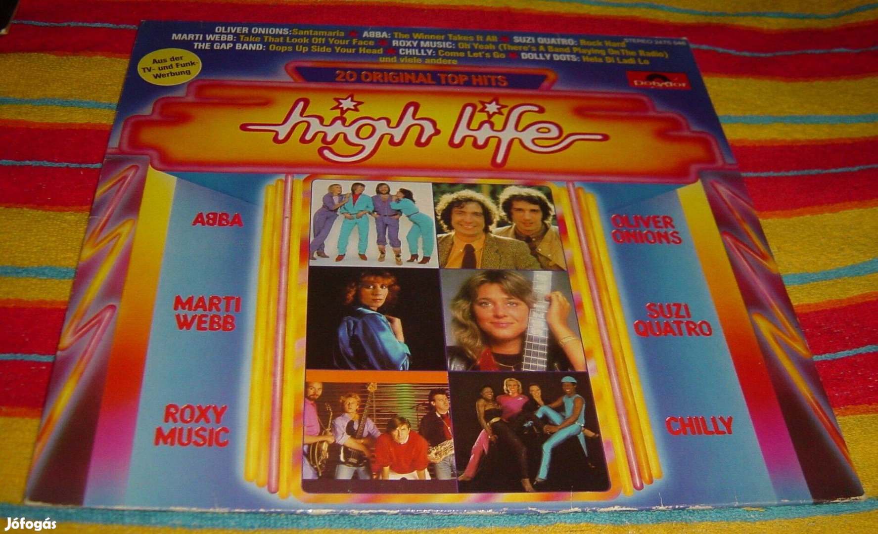 Bakelit nagylemez - High LIFE 20 Original TOP Hits / De