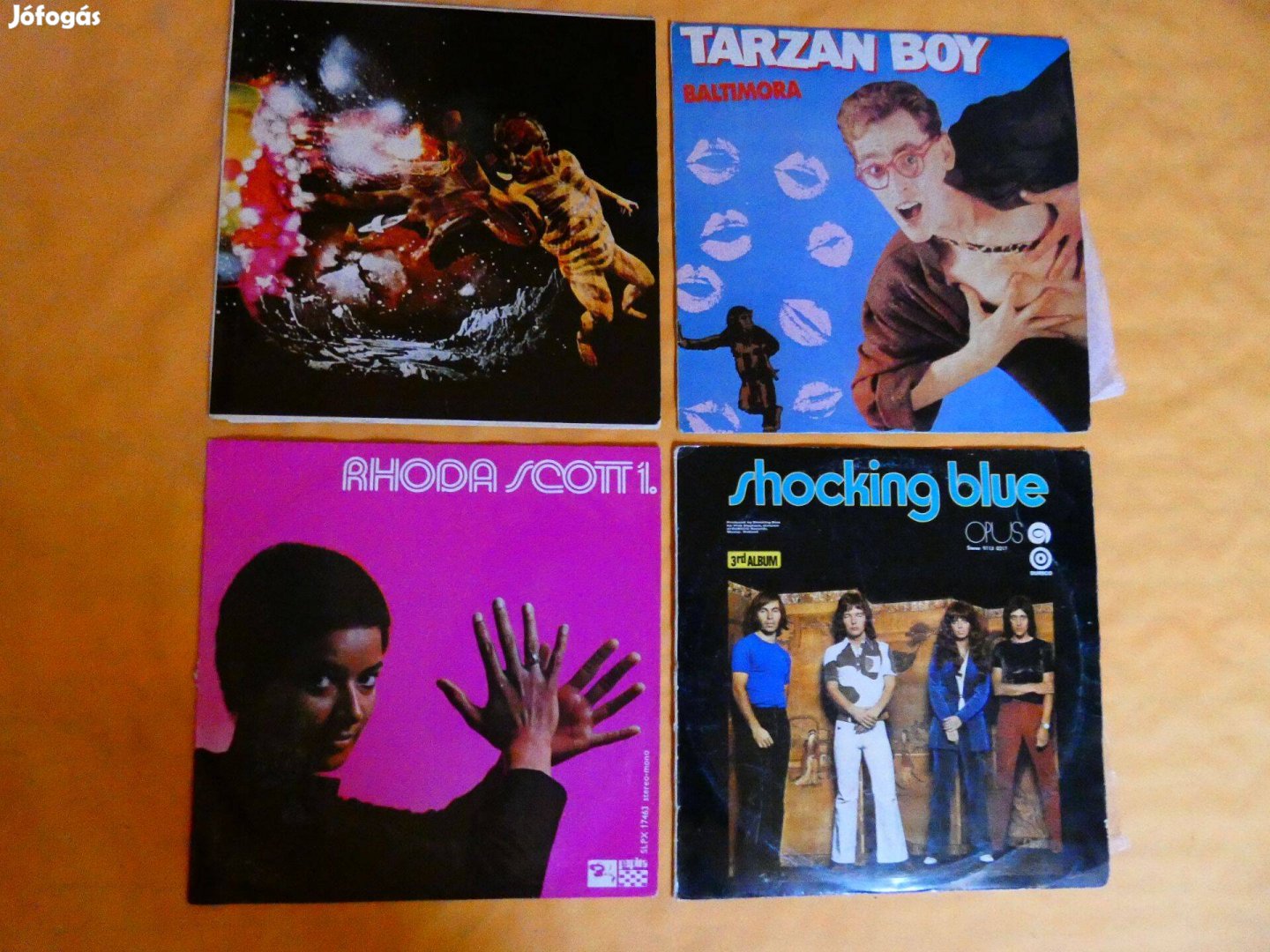 Bakelit nagylemezek 4db egyben