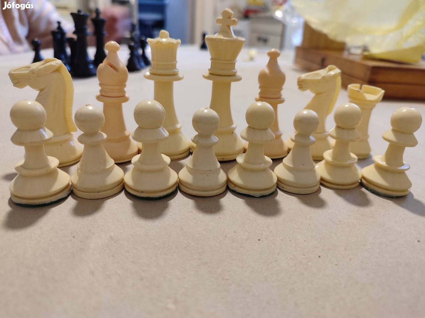 Bakelit sakk figura készlet 