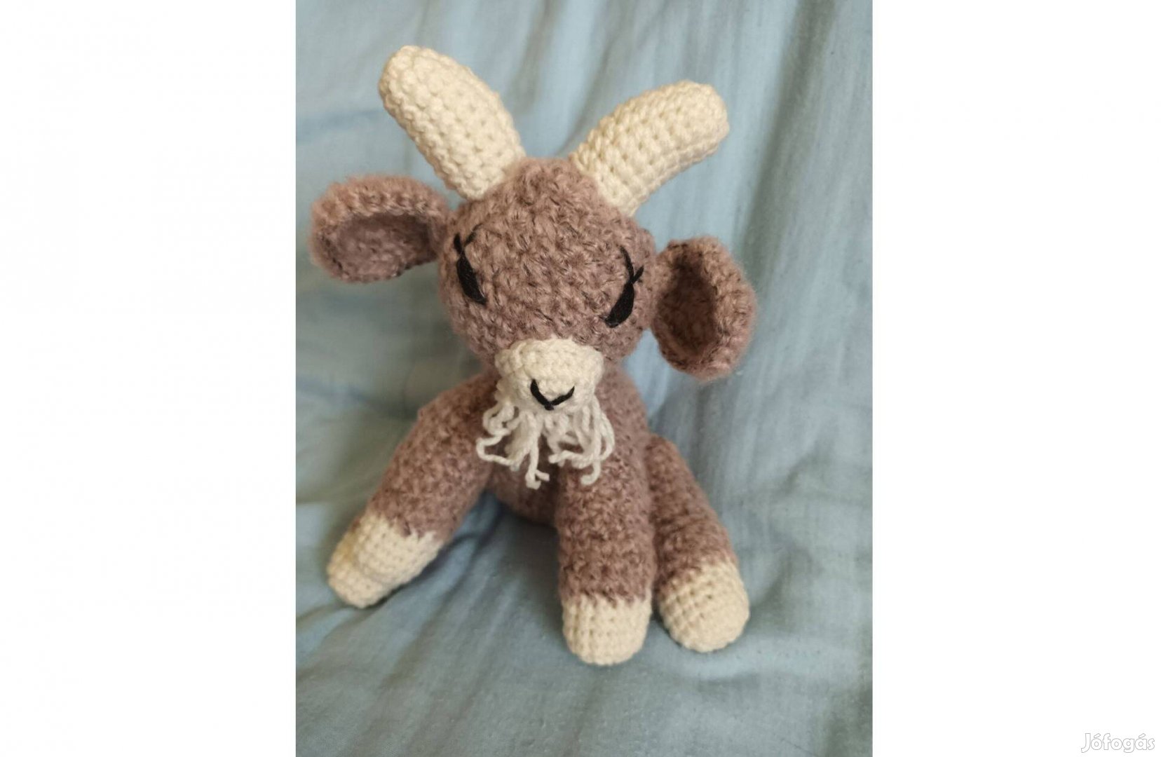 Bakkecske amigurumi báb