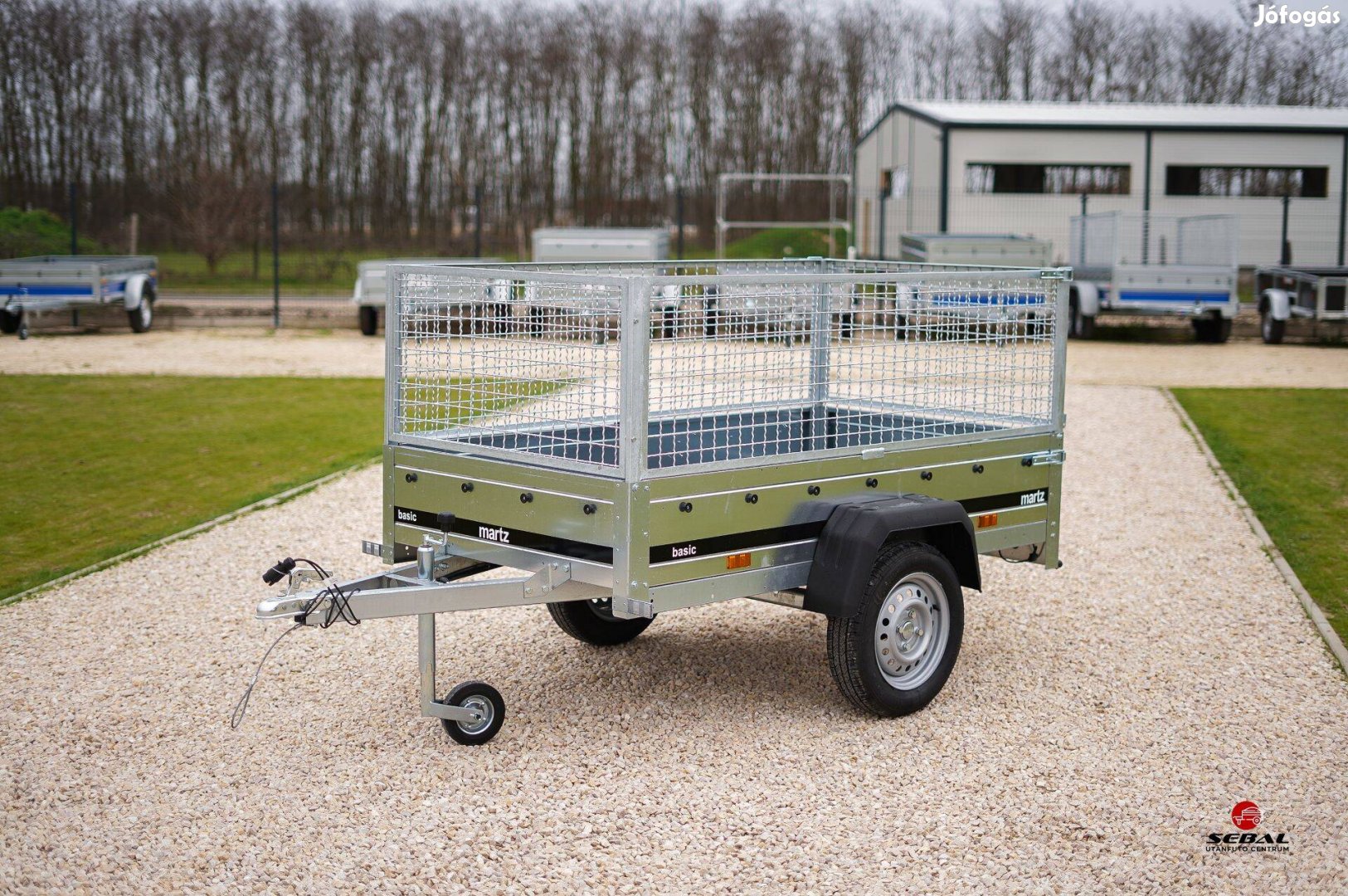 Bakon új Martz utánfutó ráccsal és rendszámmal csak 508.000 Ft