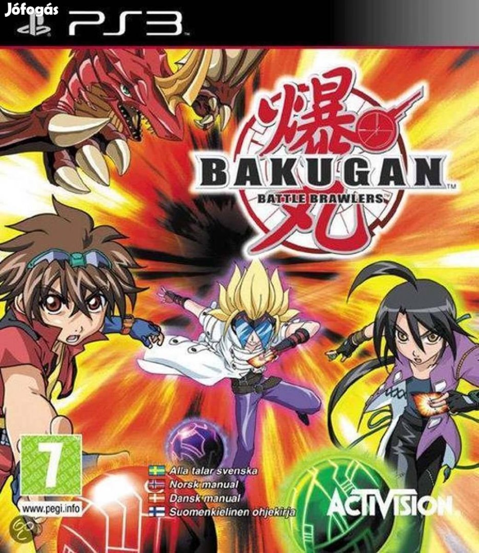Bakugan Battle Brawlers PS3 játék