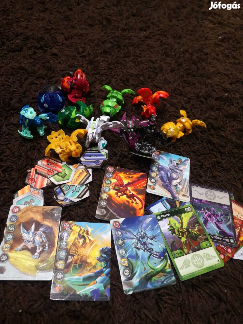 Bakugan figurák kártyák