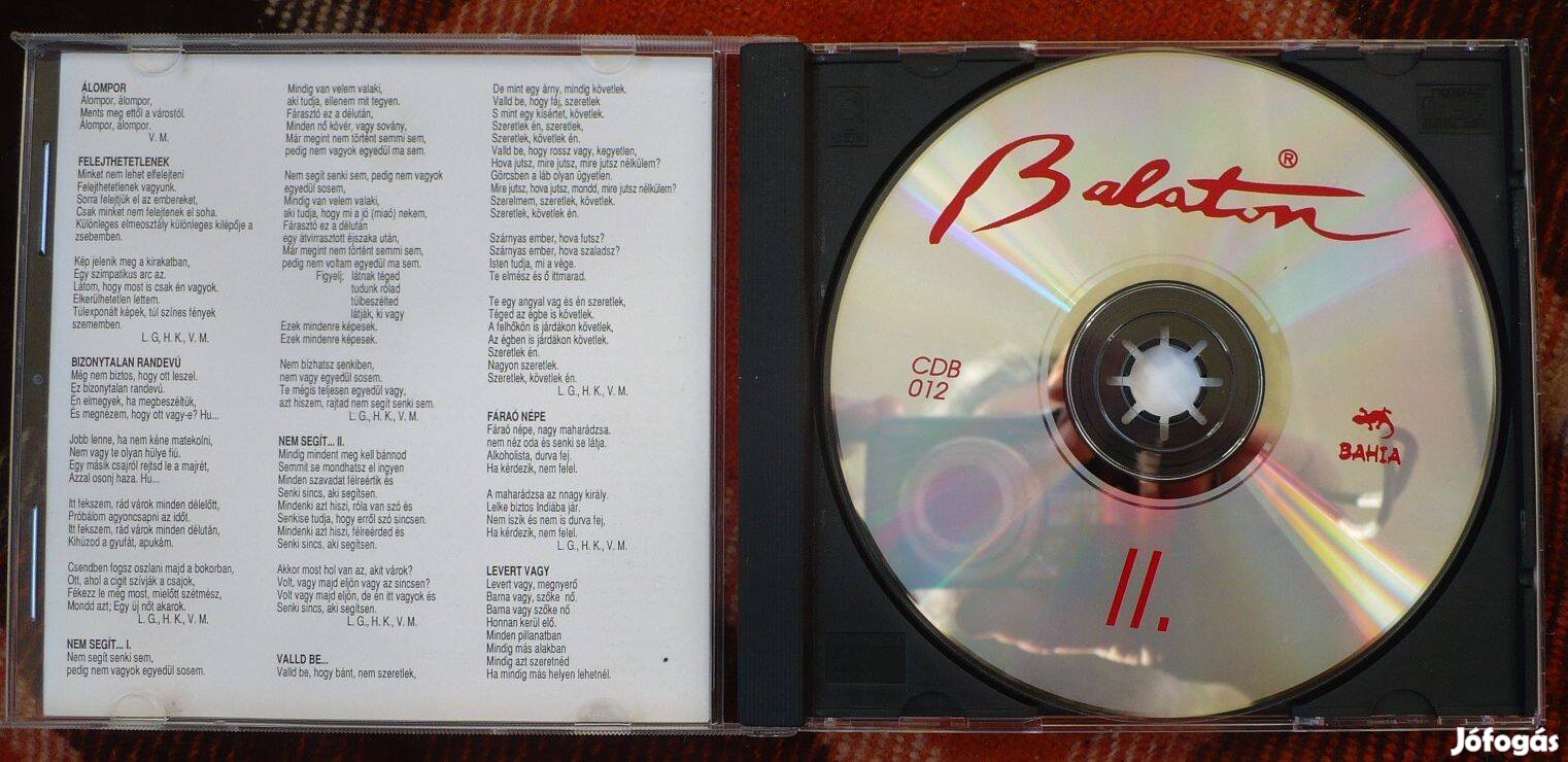 Balaton II. - Bahia (kiváló állapotú CD ritkaság)