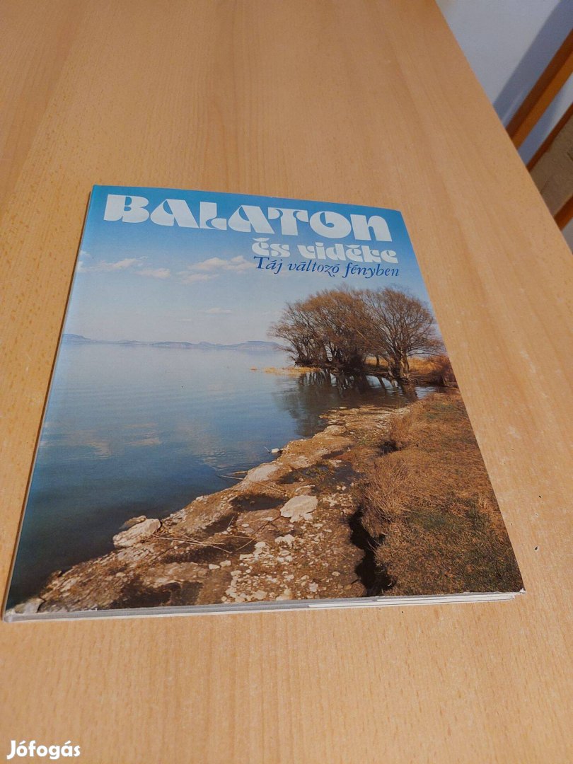 Balaton és vidéke retró könyv