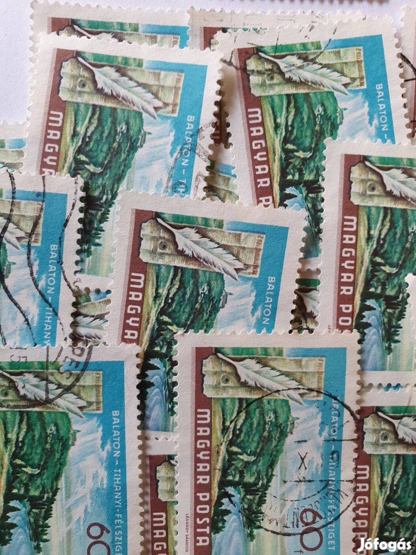 Balaton régi  bélyeg az 1960-as évekből 106 db
