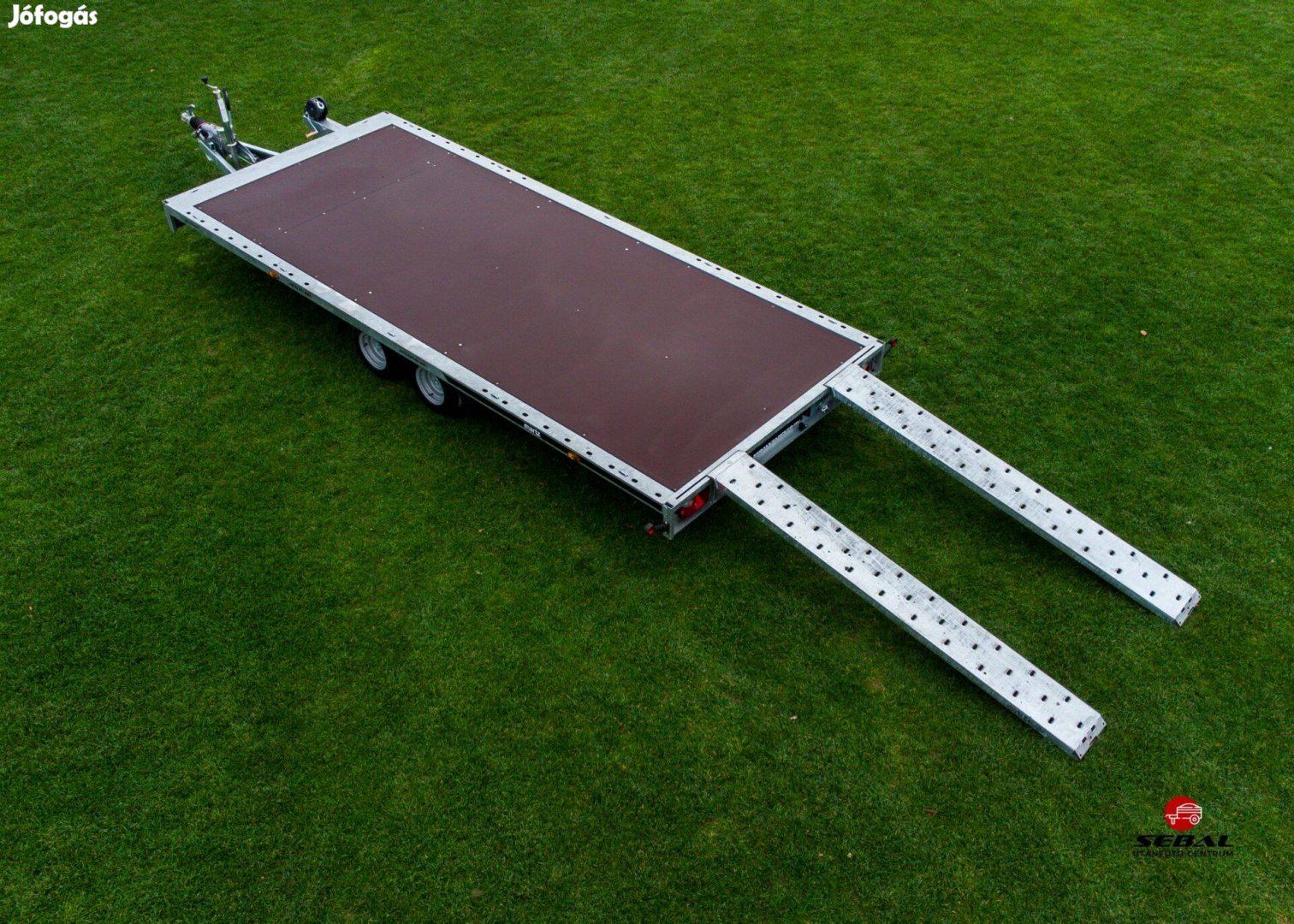 Balatonakarattyán új akciós 5m-es autószállító utánfutó 1.990.000 Ft