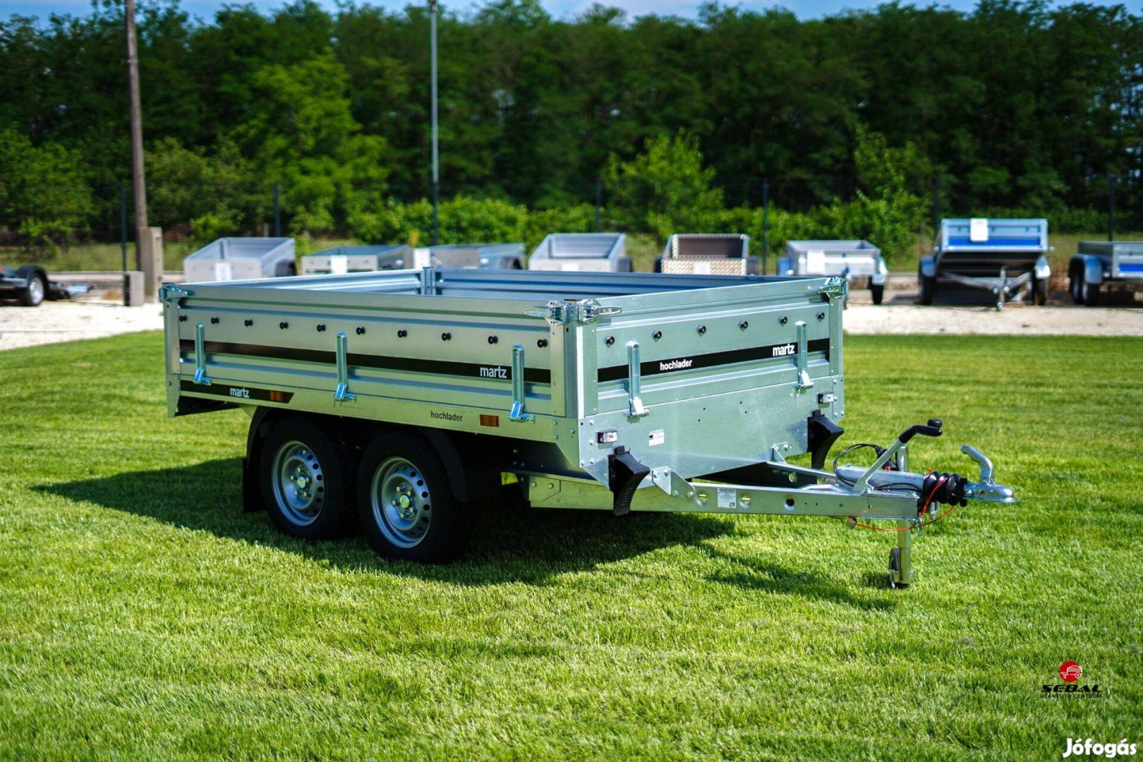 Balatonakarattyán új alsókerekes fékes 250cm-es utánfutó 1.190.000 Ft