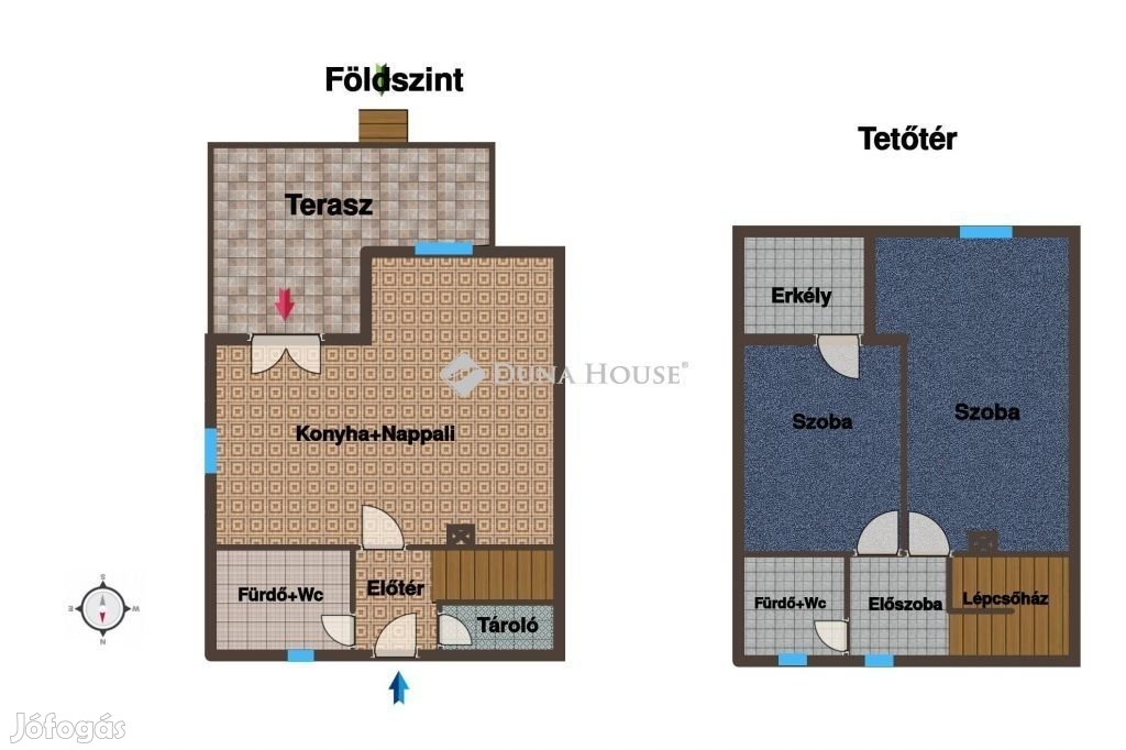 Balatonfűzfői eladó 70 nm-es ház