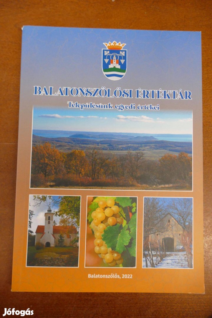 Balatonszőlősi értéktár helytörténeti kiadvány, szerző