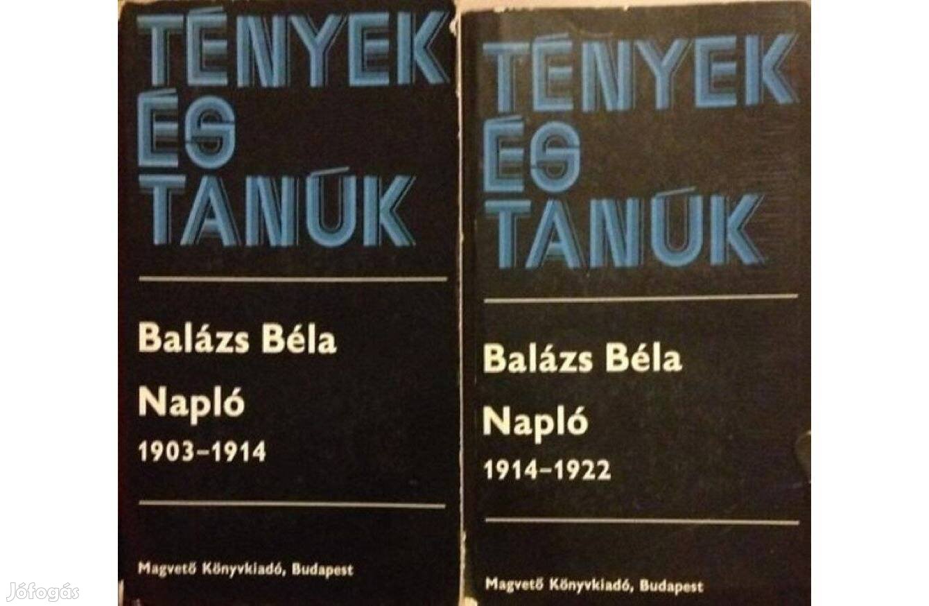 Balázs Béla: Napló I-II