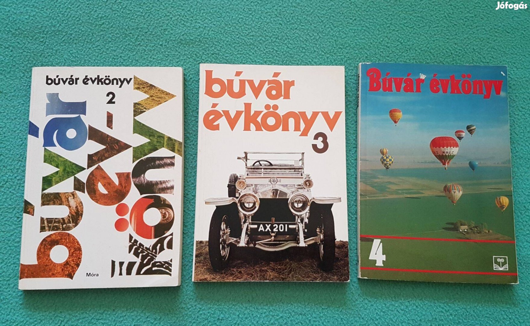 Balázs Dénes: Búvár évkönyvek - 2., 3., 4. szám (3 darab)