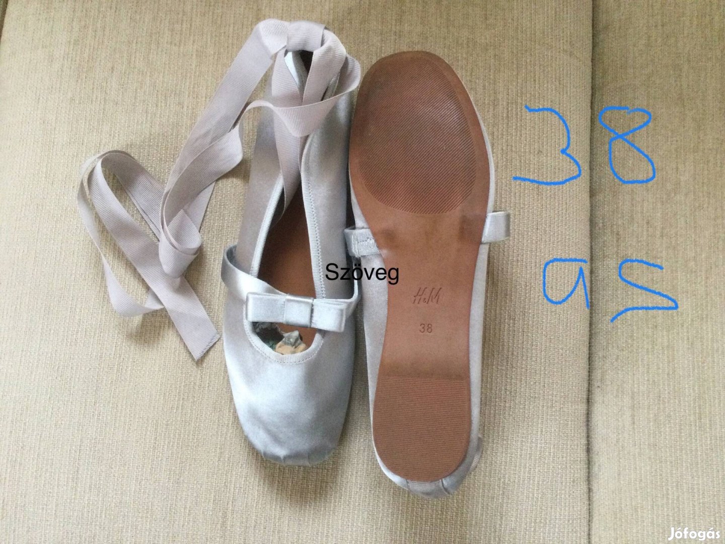 Balerina cipő új  38 as eladó 