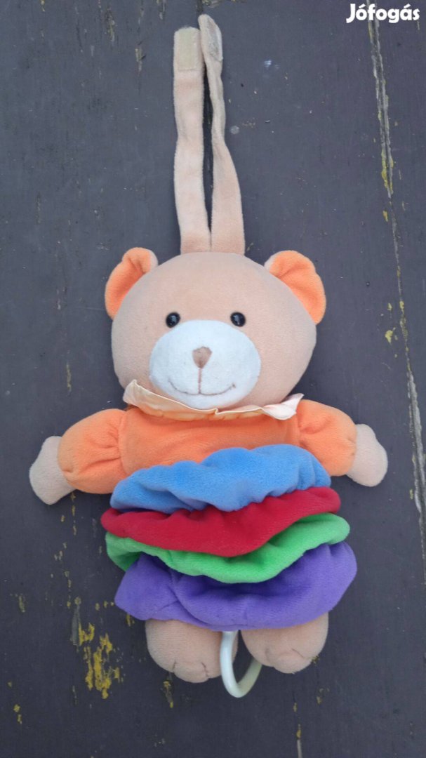 Balerina maci felhúzható zenélős plüss