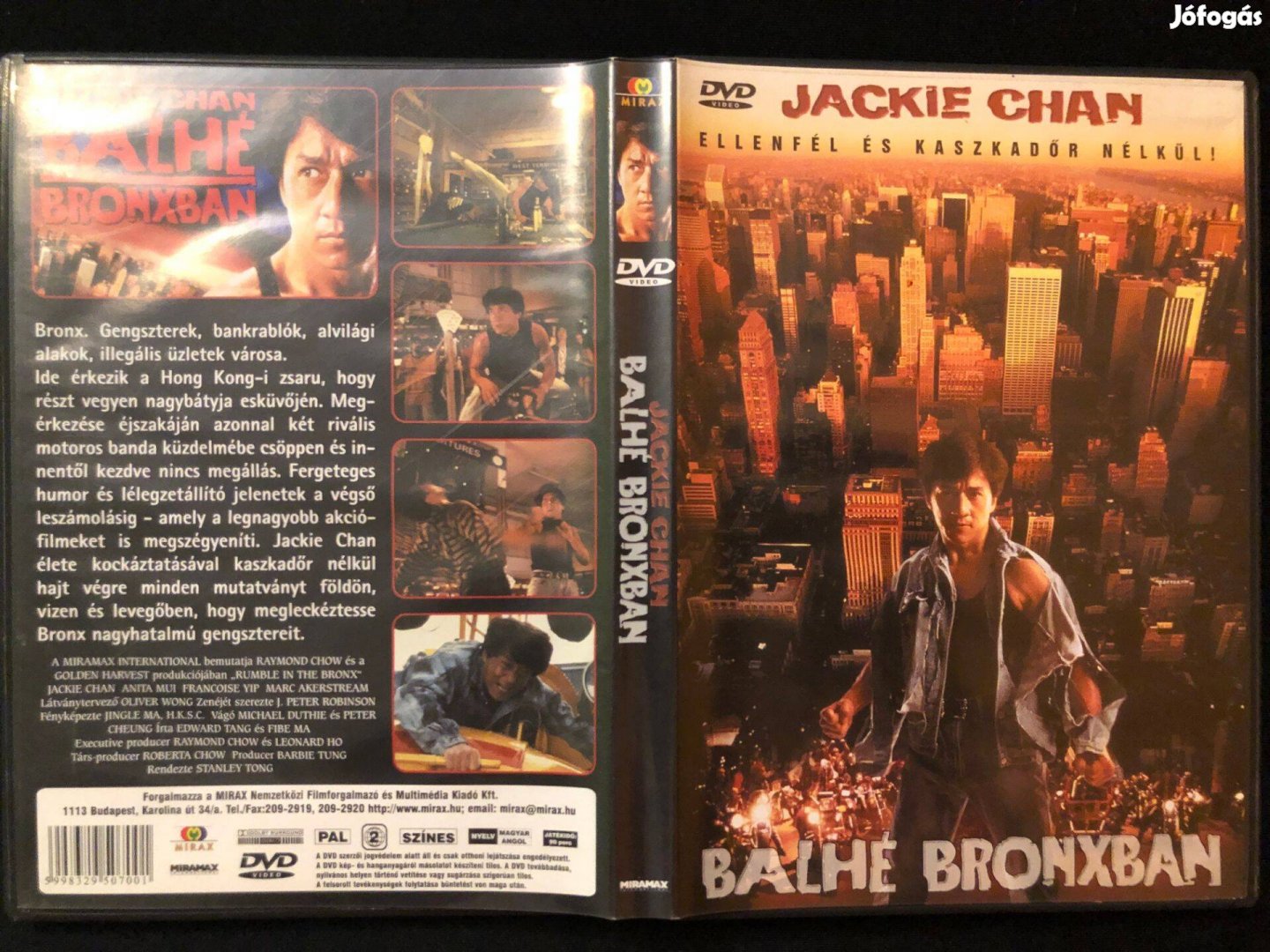 Balhé Bronxban (karcmentes, Jackie Chan) DVD
