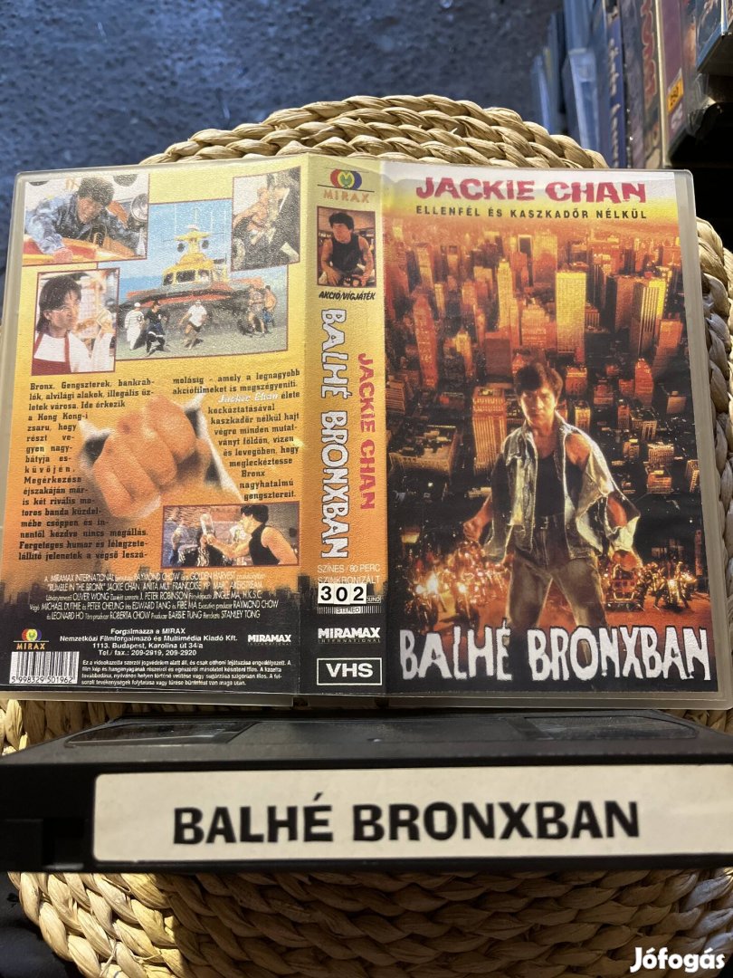 Balhé bronxban vhs