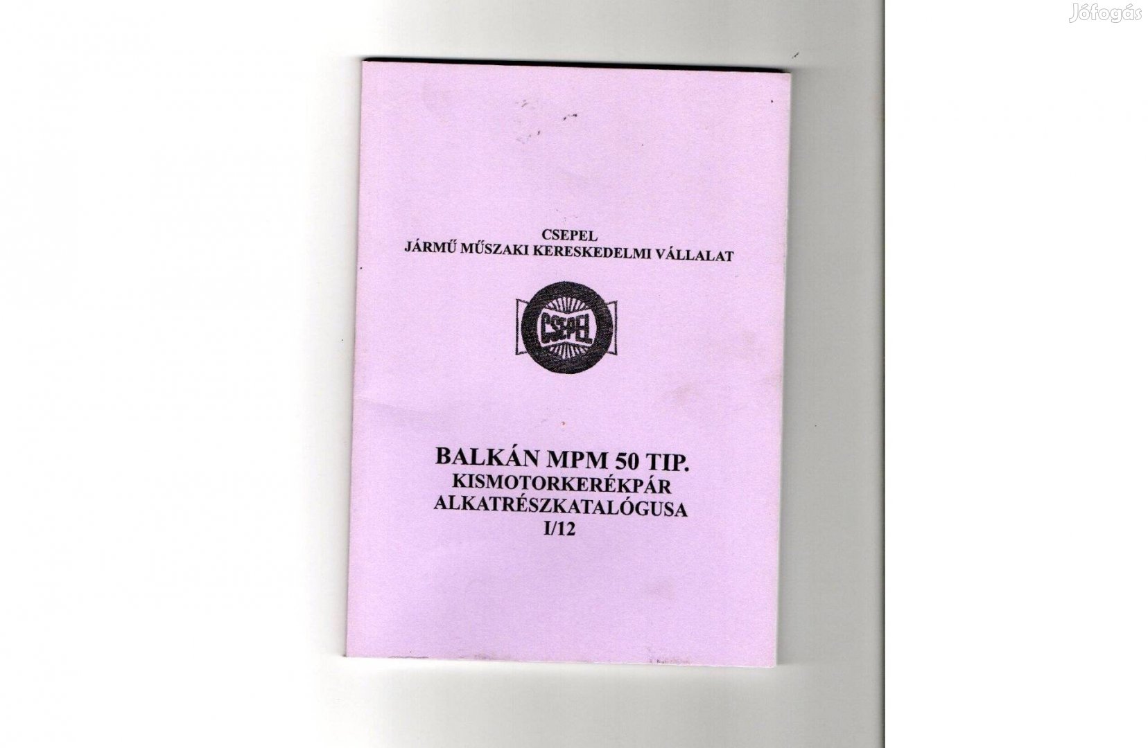 Balkán MPM 50 alkatrész katalógus ( Magyar ) ( 29. )