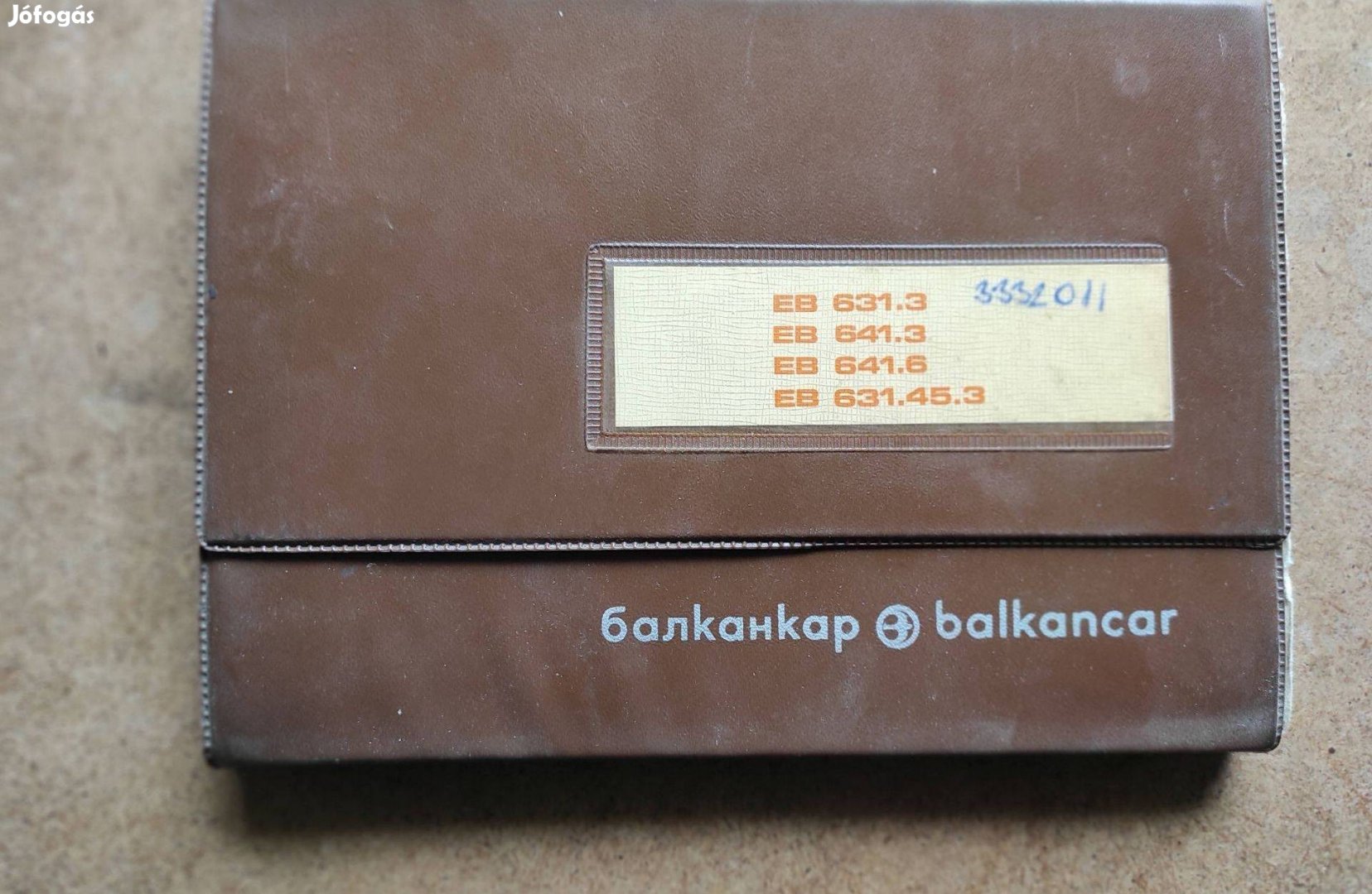 Balkancar targonca EB 631.3 alkatrészkatalógus