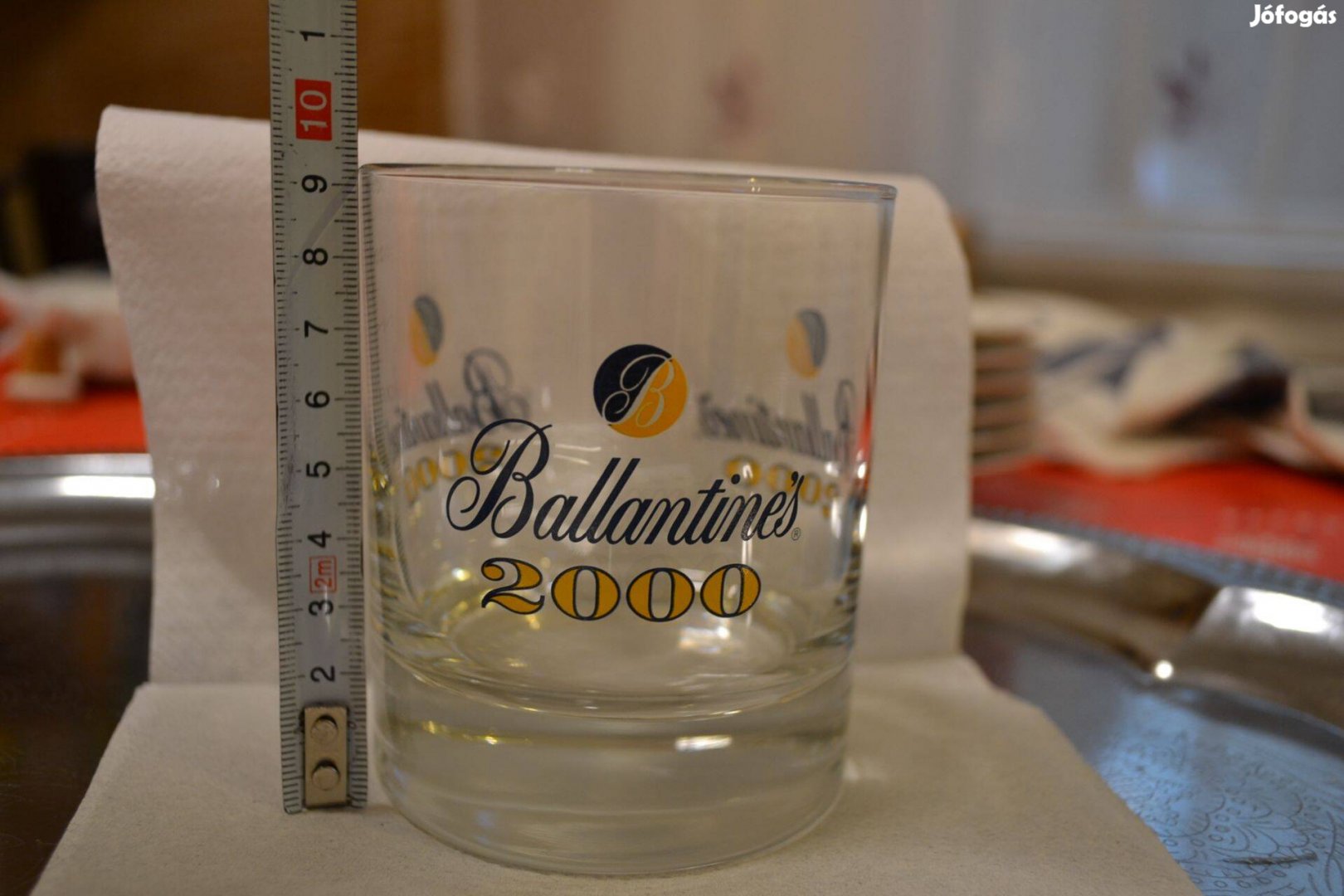 Ballantines 2000 pohár röviditalos Whisky üvegpohár Whiskys