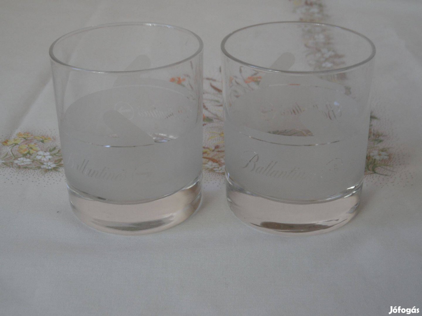 Ballantines üveg pohár ( 2 db.)