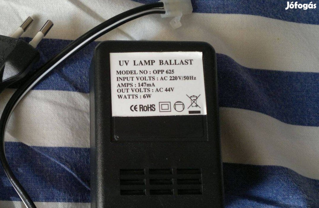 Ballast model: OPP 625 UV LAMP