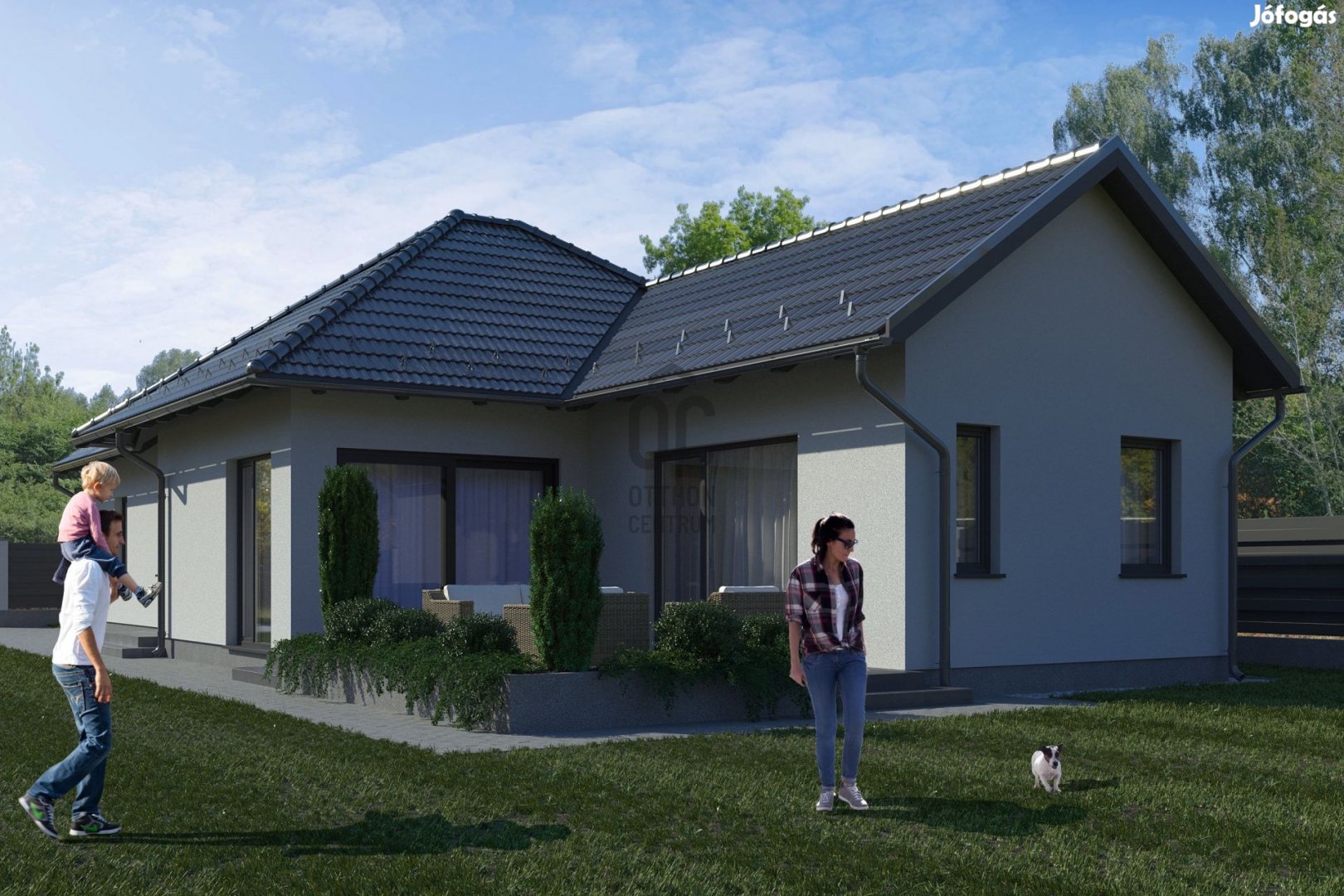 Ballószögön új építésű 5 szobás családi ház