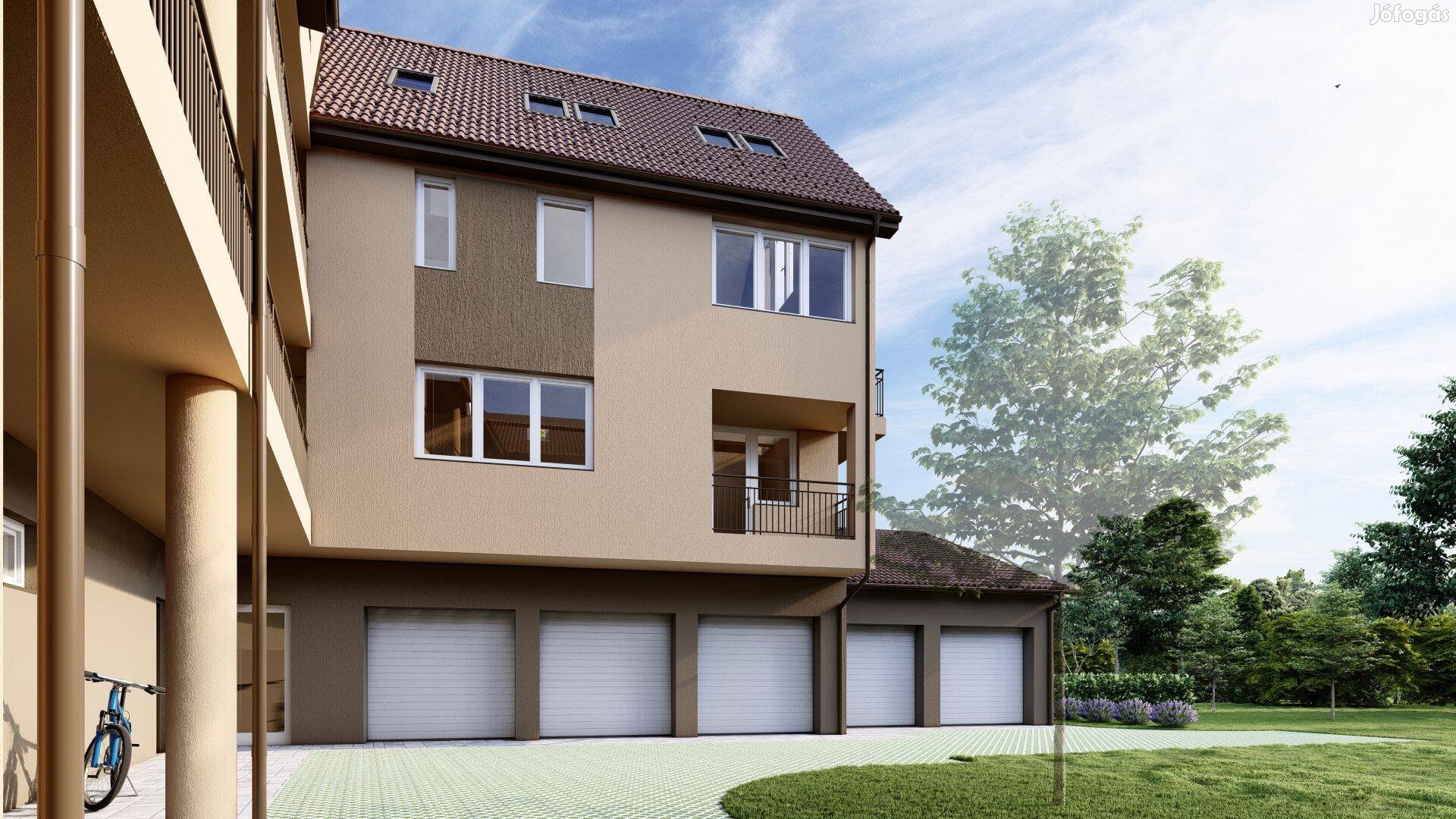 Balmazújváros központjában épülő 42 nm-es erkélyes lakás