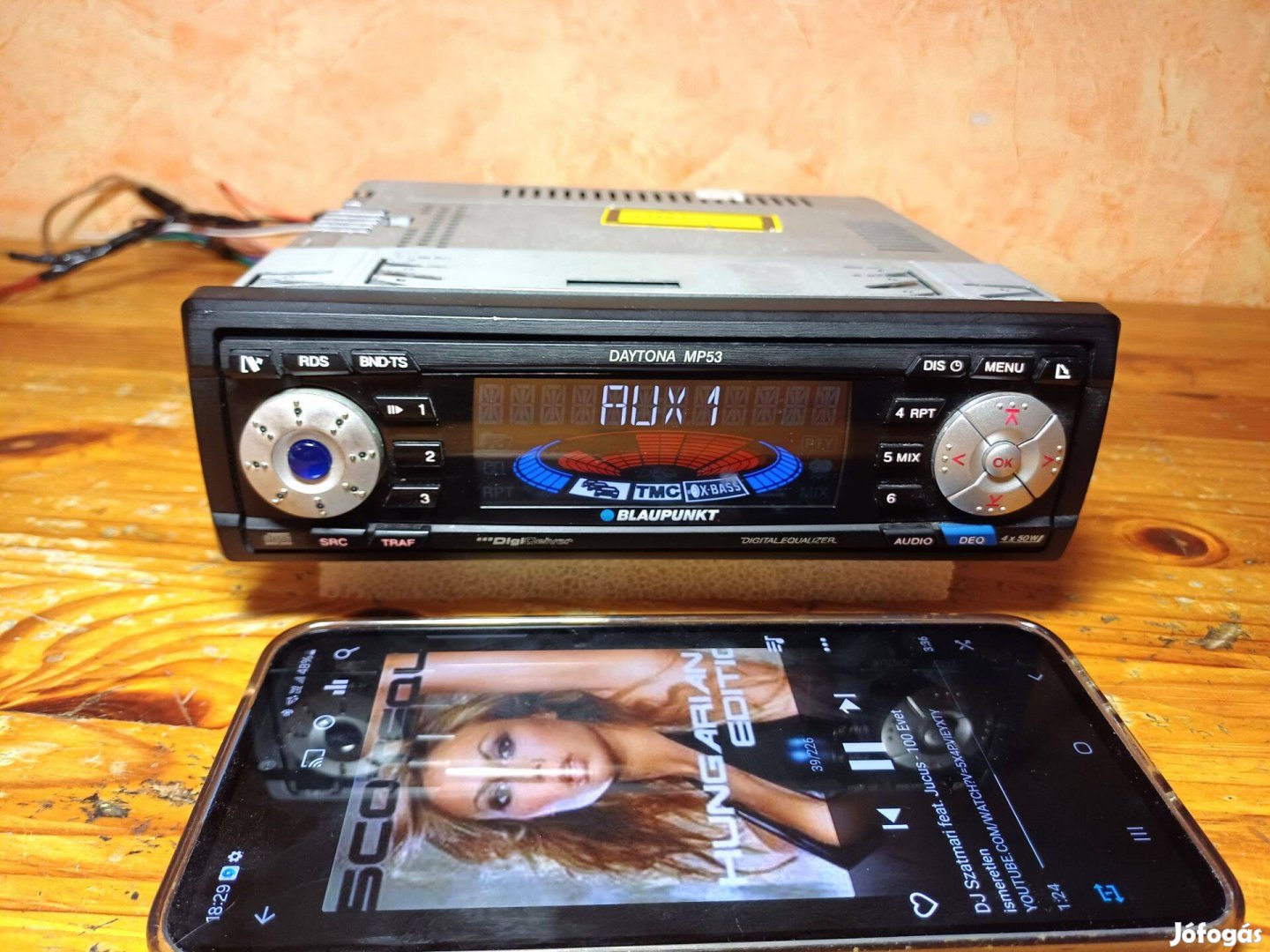 Balupunkt audio BLUETOOTH okosított 4×50W-os autórádió