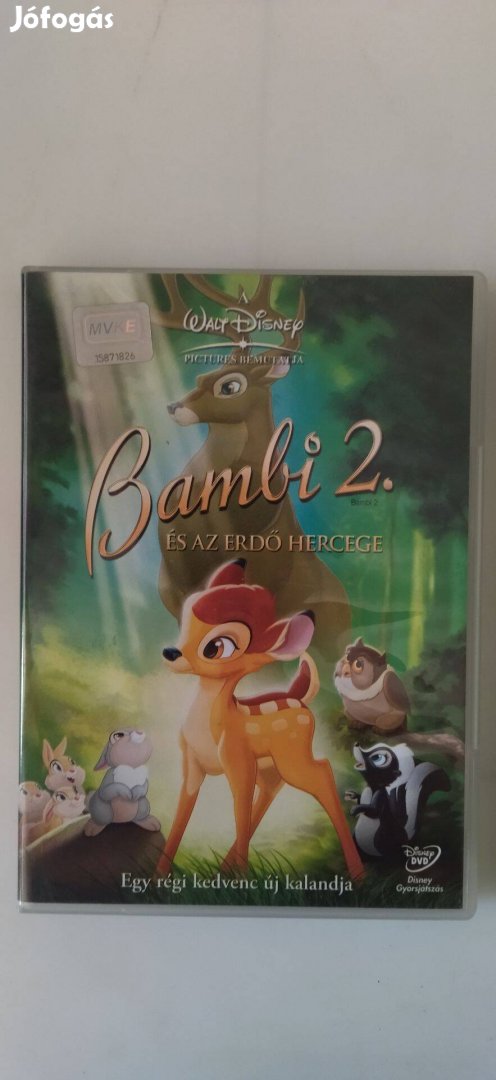 Bambi 2. - Az erdő hercege Walt Disney DVD